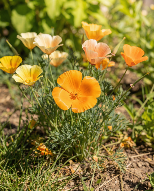 Eschscholtzia Single Mixed (Eschscholzia californica) – annual flower seeds from SeedsChoice