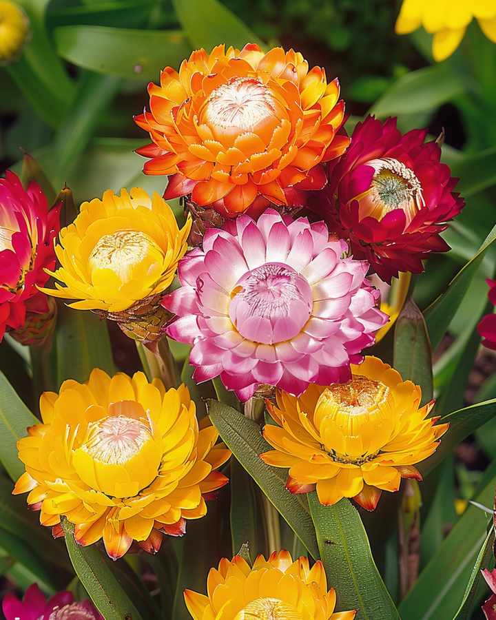 Strawflower Monstrosum seeds (Helichrysum bracteatum) – annual flower