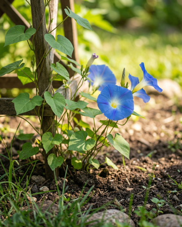 Climbing Bindweed Clark's Blue Climber (Ipomoea tricolor) – annual climber seeds from SeedsChoice