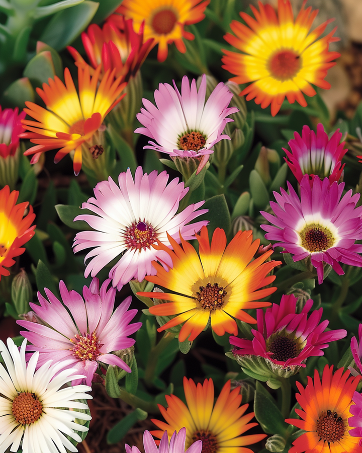 Livingstone Daisy Rock Garden seeds (Dorotheanthus bellidiformis) – annual mix