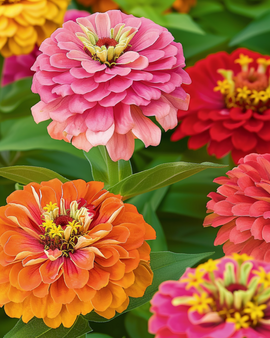 Zinnia Giants Of California Seeds Zinnia Elegans Annual Mixed Colors