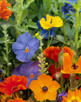 Edible Flowers Seeds Annual Mix For Dishes And Decoration