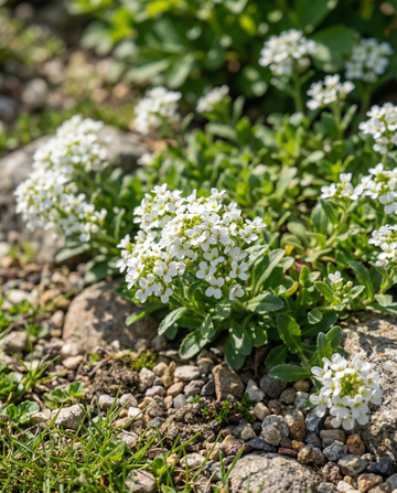 Rock Cress Snowball (Arabis alpina) – perennial vegetable seeds from SeedsChoice