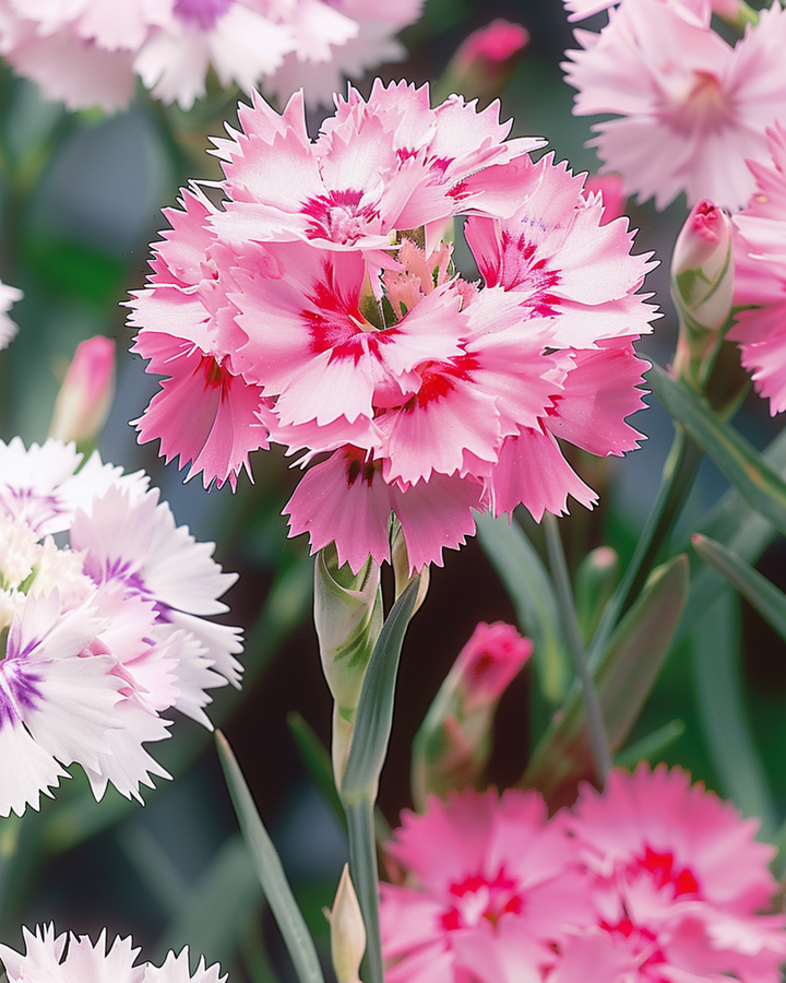 Garden Pinks Spring Beauty seeds (Dianthus plumarius) – perennial mix