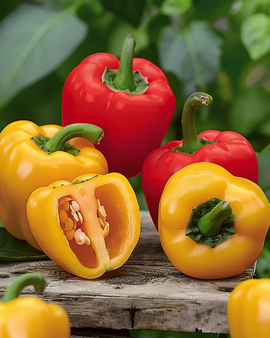 Baby Sweet Pepper Seeds Capsicum Annuum Annual Tinkerbell F1 Mix