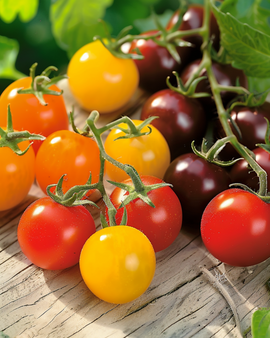 Cherry Tomato Seeds Solanum Lycopersicum Annual Mix 4 Varieties