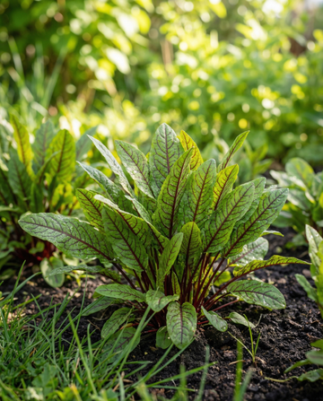 Red Veined Sorrel (Rumex sanguineus) – perennial herb seeds from SeedsChoice