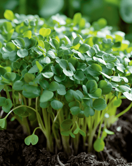 Broad Leaved Cress Seeds Lepidium Sativum Annual Vegetable