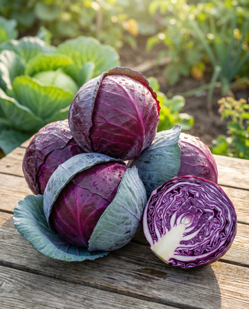 Red Cabbage Langedijker Allervroegste (Brassica oleracea) – annual vegetable seeds from SeedsChoice