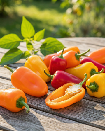 Sweet Snacking Pepper Mix (Capsicum annuum) – annual vegetable seeds from SeedsChoice