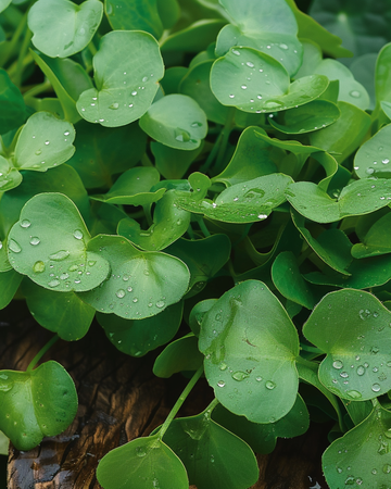 Winter Purslane Leaf Crop seeds (Claytonia perfoliata) – annual vegetable