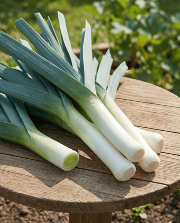 Leek Blue Green Autumn (Allium porrum) – annual vegetable seeds from SeedsChoice