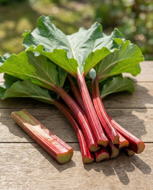 Rhubarb Victoria (Rheum undulatum) – perennial seeds from SeedsChoice