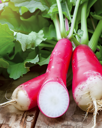Radish French Breakfast Long Red seeds (Raphanus sativus) – annual vegetable