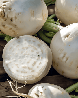 Garden Turnip Seeds Brassica Rapa Annual Variety Platte Witte Mei