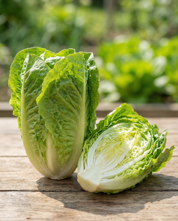 Cos Lettuce Blanke Zelfsluitende (Lactuca sativa) – annual vegetable seeds from SeedsChoice