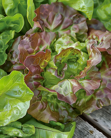 Lettuce Merveille Des Quatre Saisons seeds (Lactuca sativa) – annual vegetable
