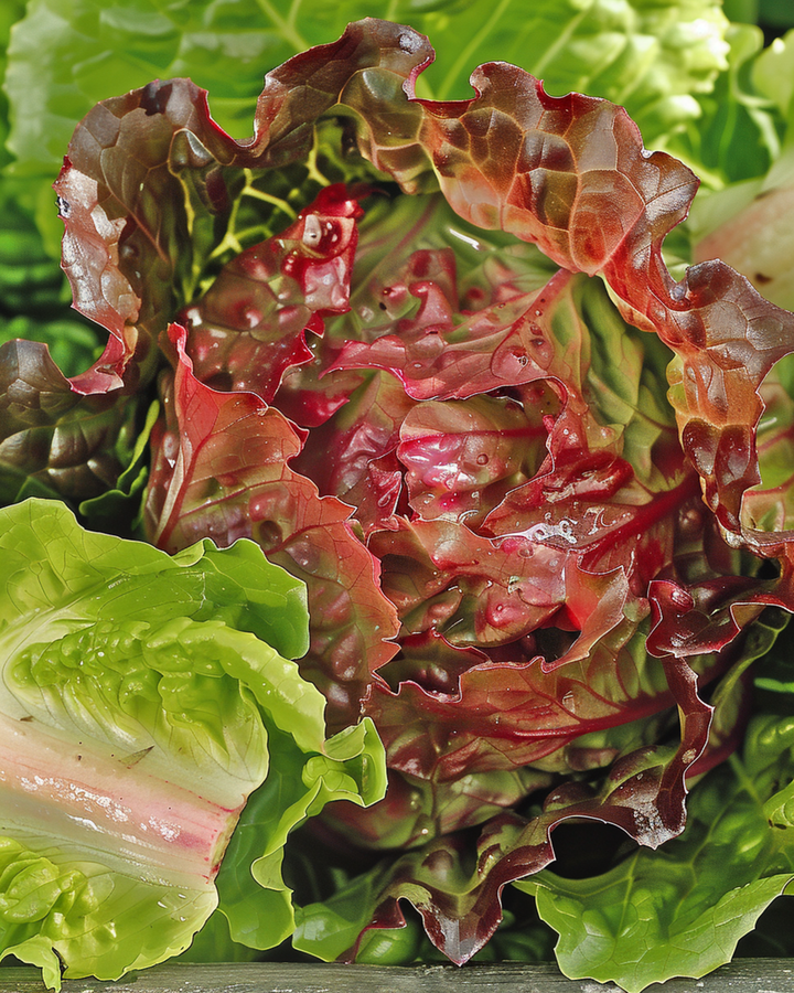 Rouge Grenobloise Lettuce seeds (Lactuca sativa) – annual vegetable