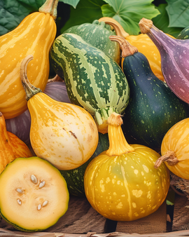 Ornamental Gourd Seeds Cucurbita Pepo Annual Mixture Smallfruited