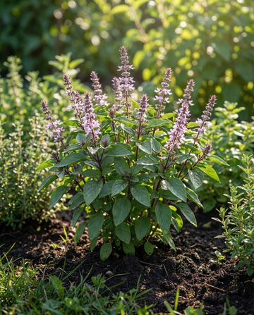Cinnamon Basil seeds (Ocimum basilicum) – organic annual herb