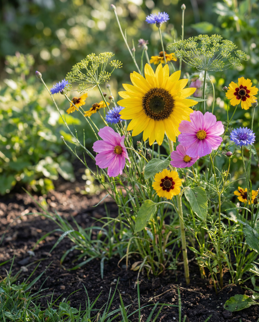 Cut Mixture Mix – organic annual flower seeds from SeedsChoice