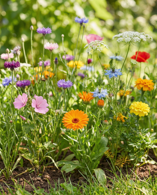 Wildflower Mixture Mix 2g Pack – organic annual flower seeds from SeedsChoice