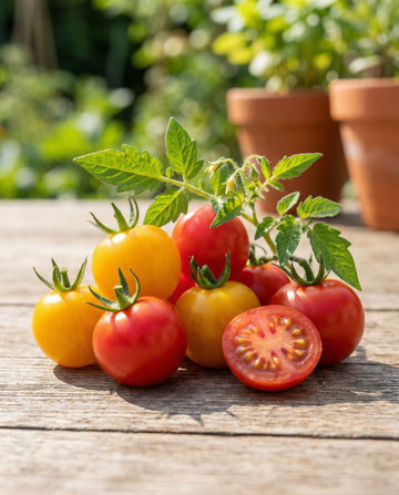 Sweet Cherry Tomato Mini Greenhouse seeds (Solanum lycopersicum) – grow kit