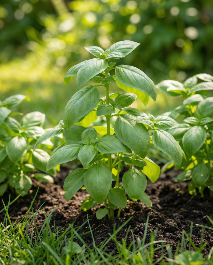 Sweet Basil Pads 4 Pack seeds (Ocimum basilicum) – annual seed pads