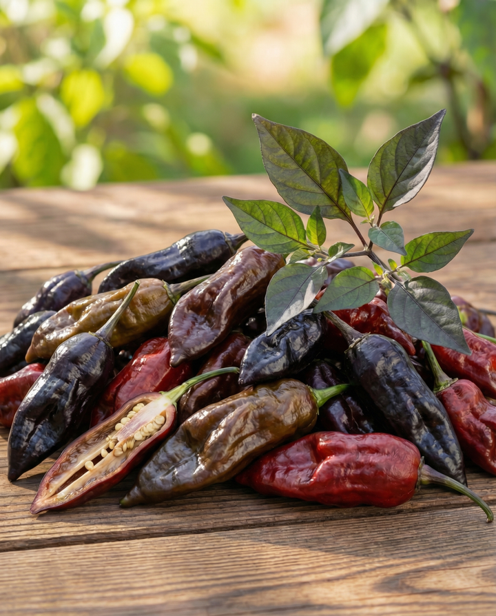Dorset Naga Black Pepper seeds (Capsicum chinense) – annual vegetable