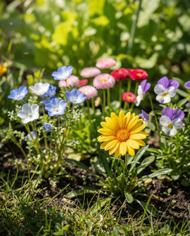 Flowers For Bees Seeds Annual Mix Low Growing 25m2 Coverage