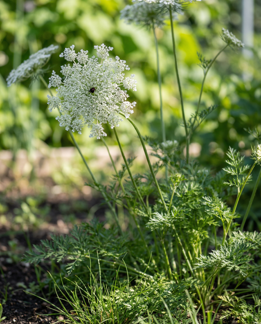 Wild Carrot (Daucus carota) – biennial vegetable seeds from SeedsChoice