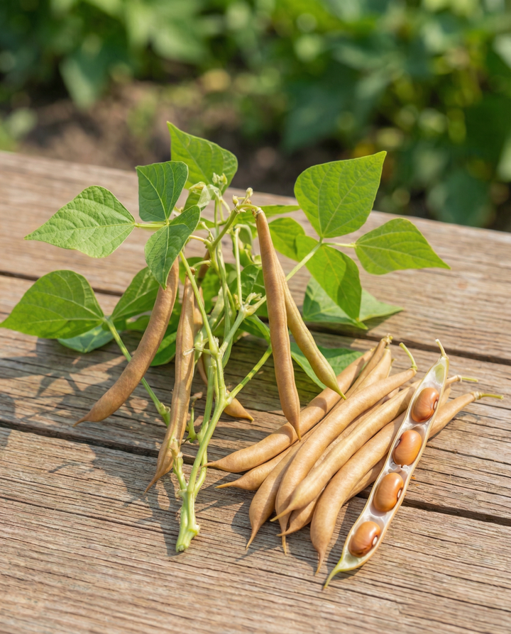 Bush Beans Brown Dutch 25g seeds (Phaseolus vulgaris) – annual vegetable